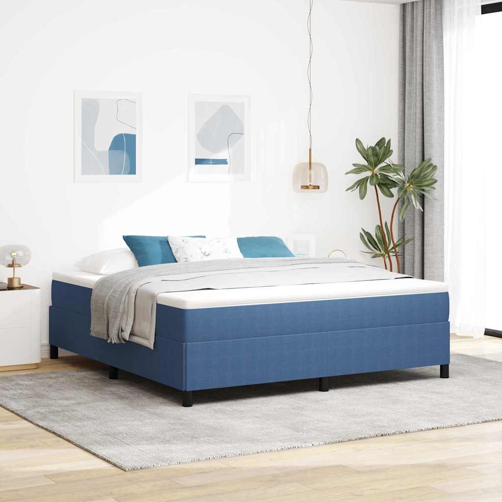 Krevet s opruga kutije Plava 180 x 200 cm Kordura tekstil