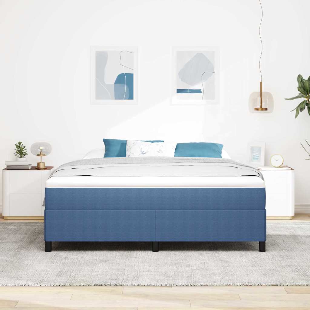 Krevet s opruga kutije Plava 180 x 200 cm Kordura tekstil