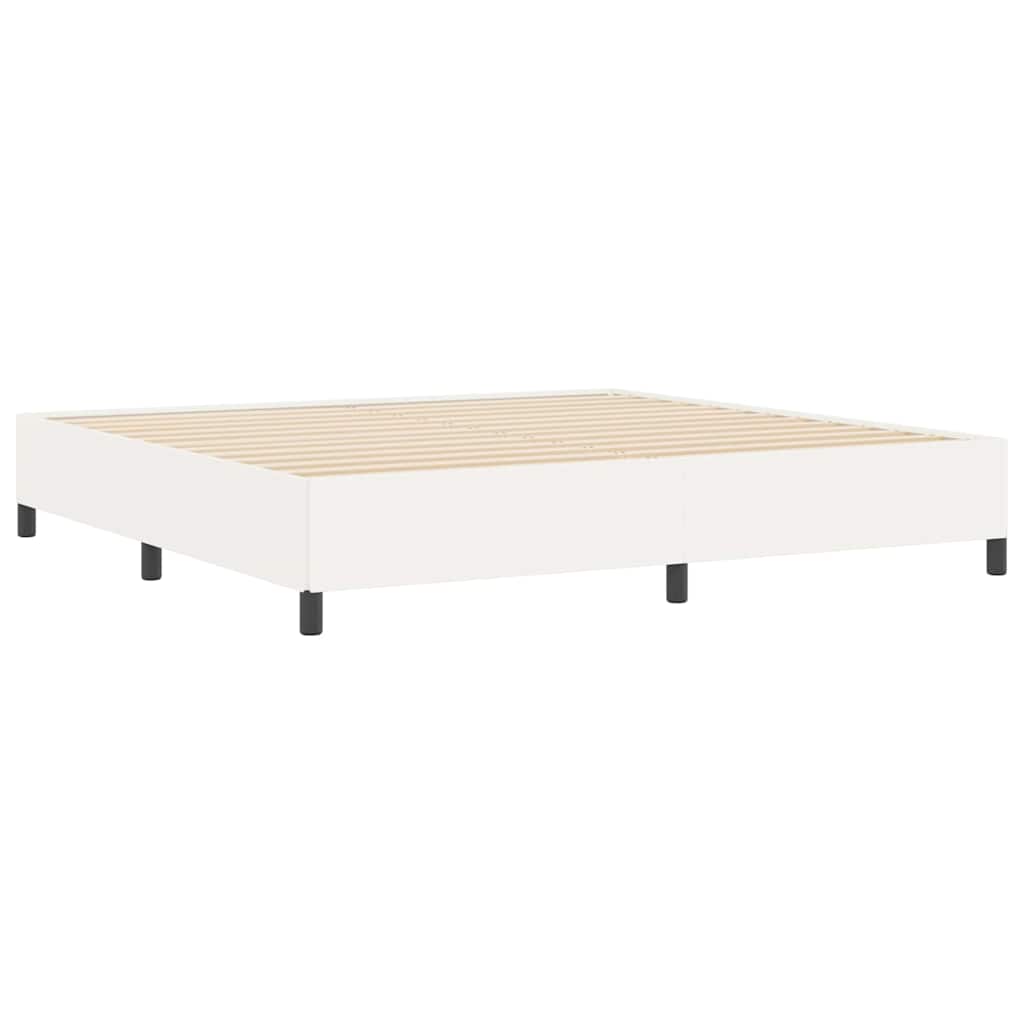 Krevet s opruga kutije Krem 200 x 200 cm Kordura tekstil