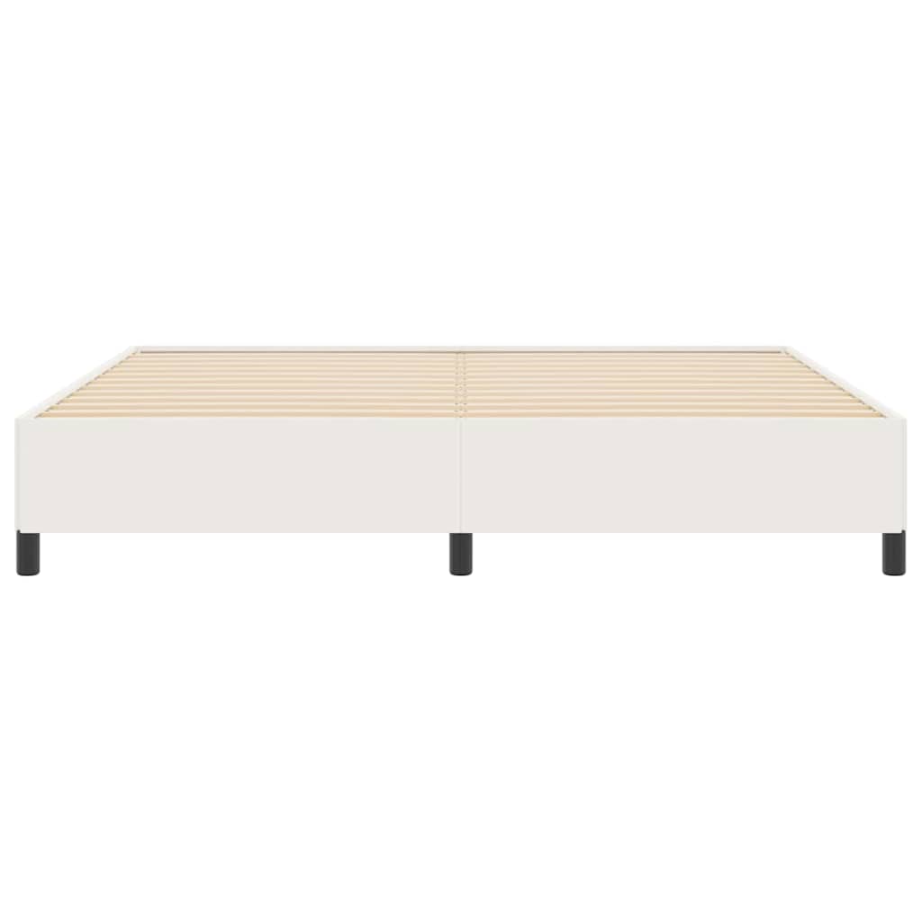 Krevet s opruga kutije Krem 200 x 200 cm Kordura tekstil