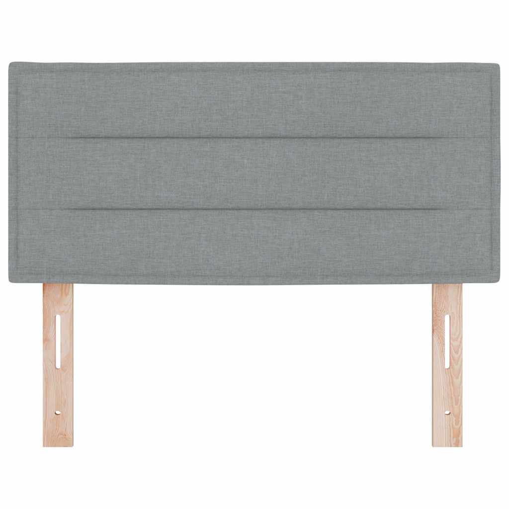 Uzglavlje Svijetlo siva 80 cm tkanina