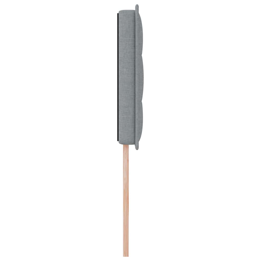 Uzglavlje Svijetlo siva 80 cm tkanina