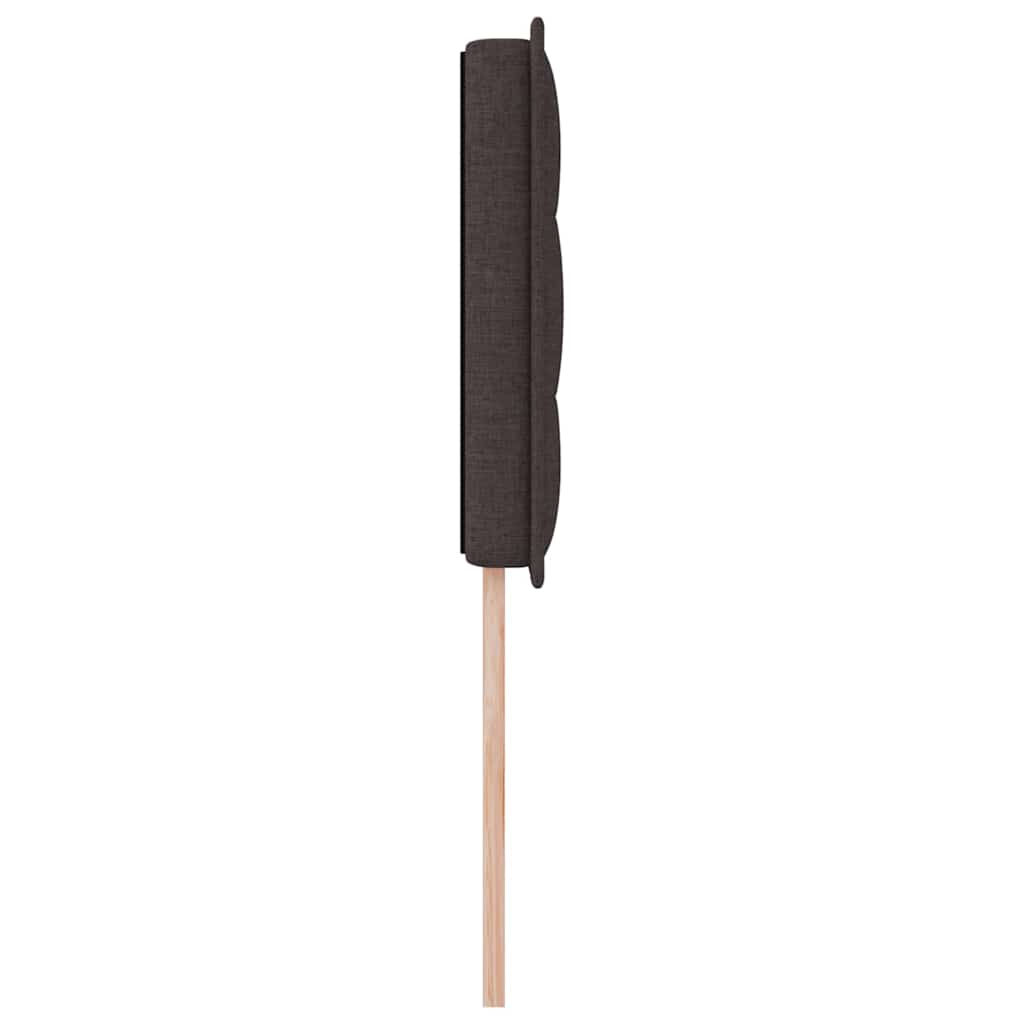 Uzglavlje Tamno smeđa 80 cm tkanina