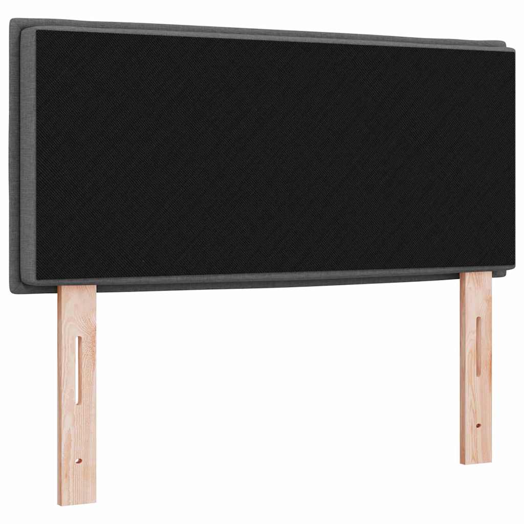 Uzglavlje Tamno siva 100 cm tkanina