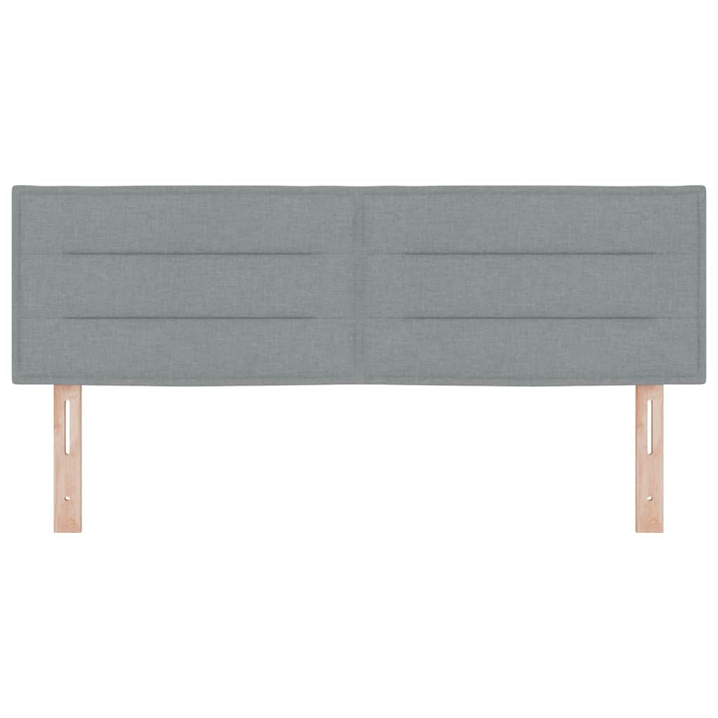 Uzglavlje Svijetlo siva 144 cm tkanina