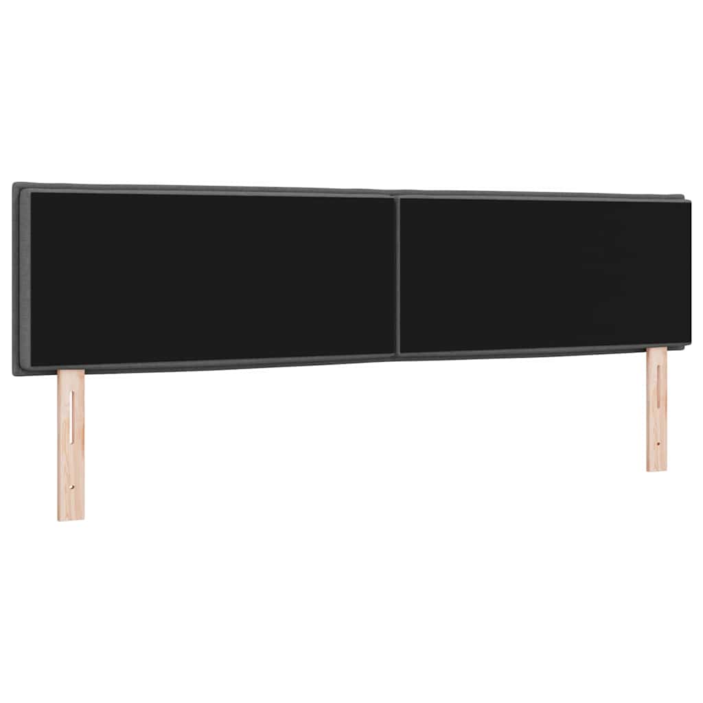 Uzglavlje Tamno siva 180 cm tkanina