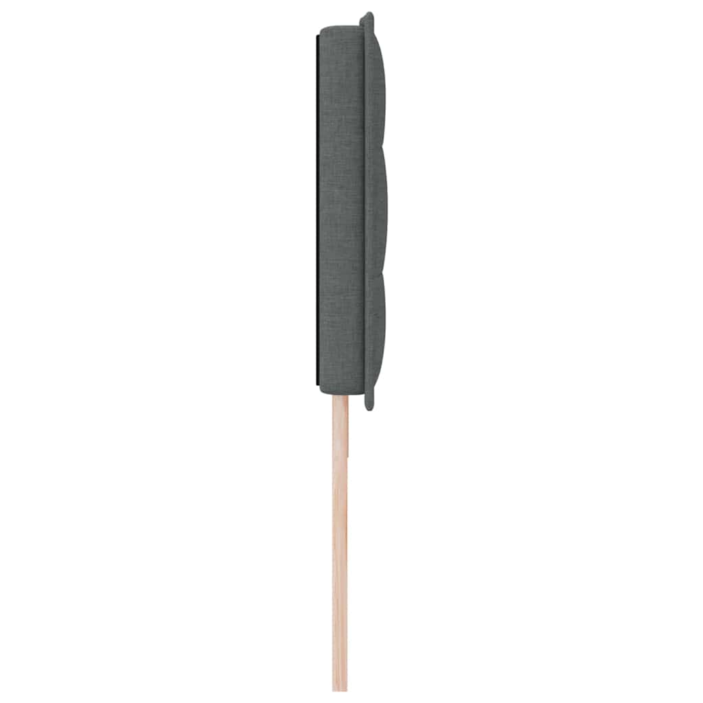 Uzglavlje Tamno siva 180 cm tkanina