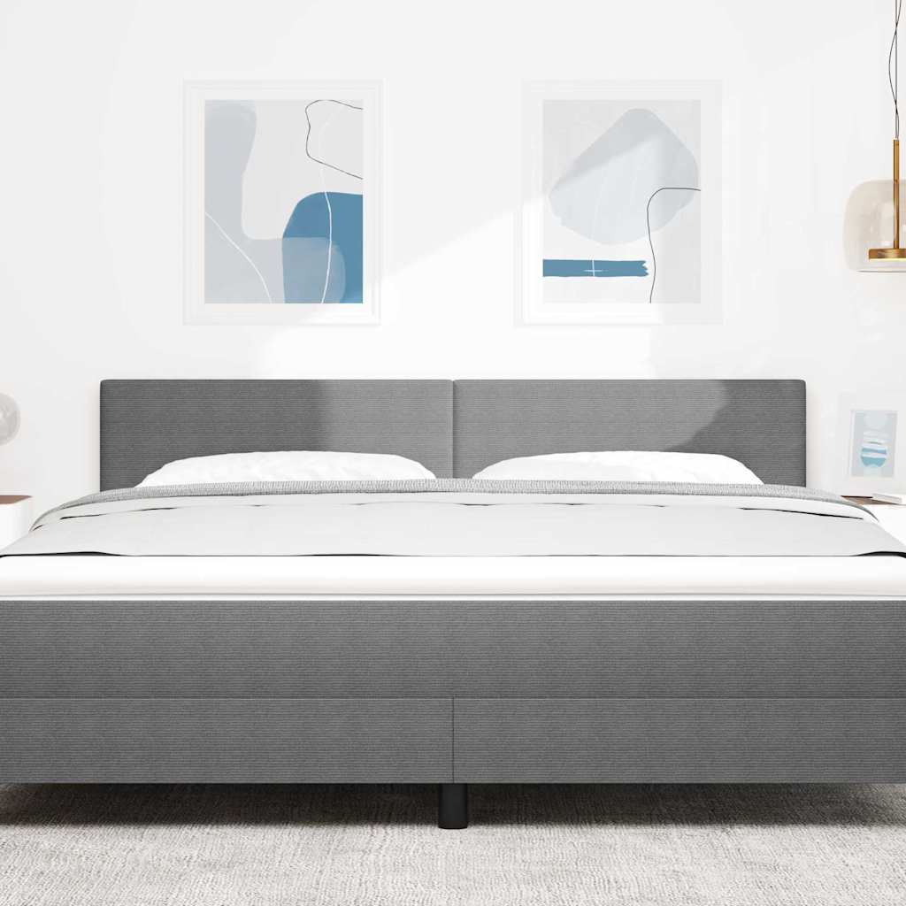 Uzglavlje Svijetlo siva 180 cm Kordura tekstil