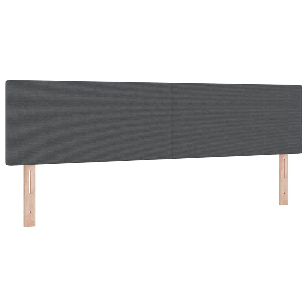 Uzglavlje Tamno siva 180 cm Kordura tekstil