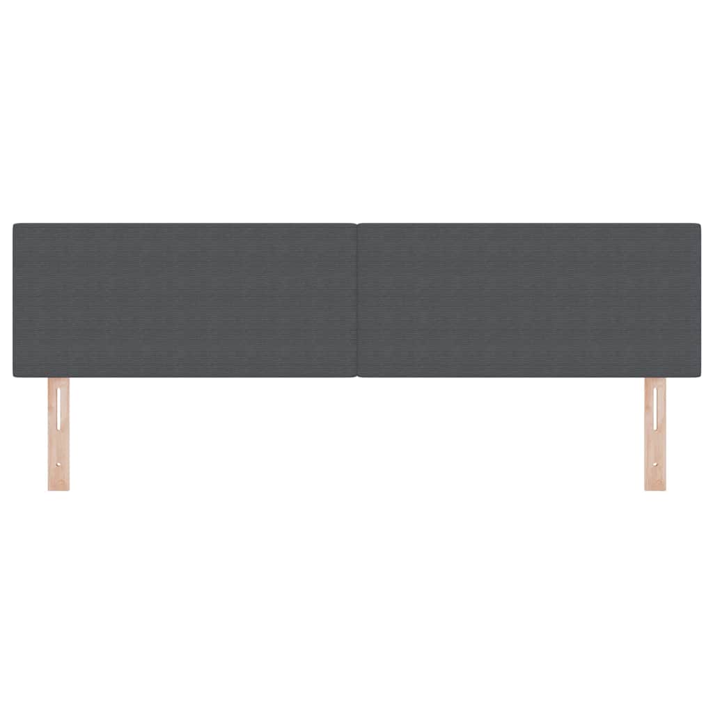 Uzglavlje Tamno siva 180 cm Kordura tekstil