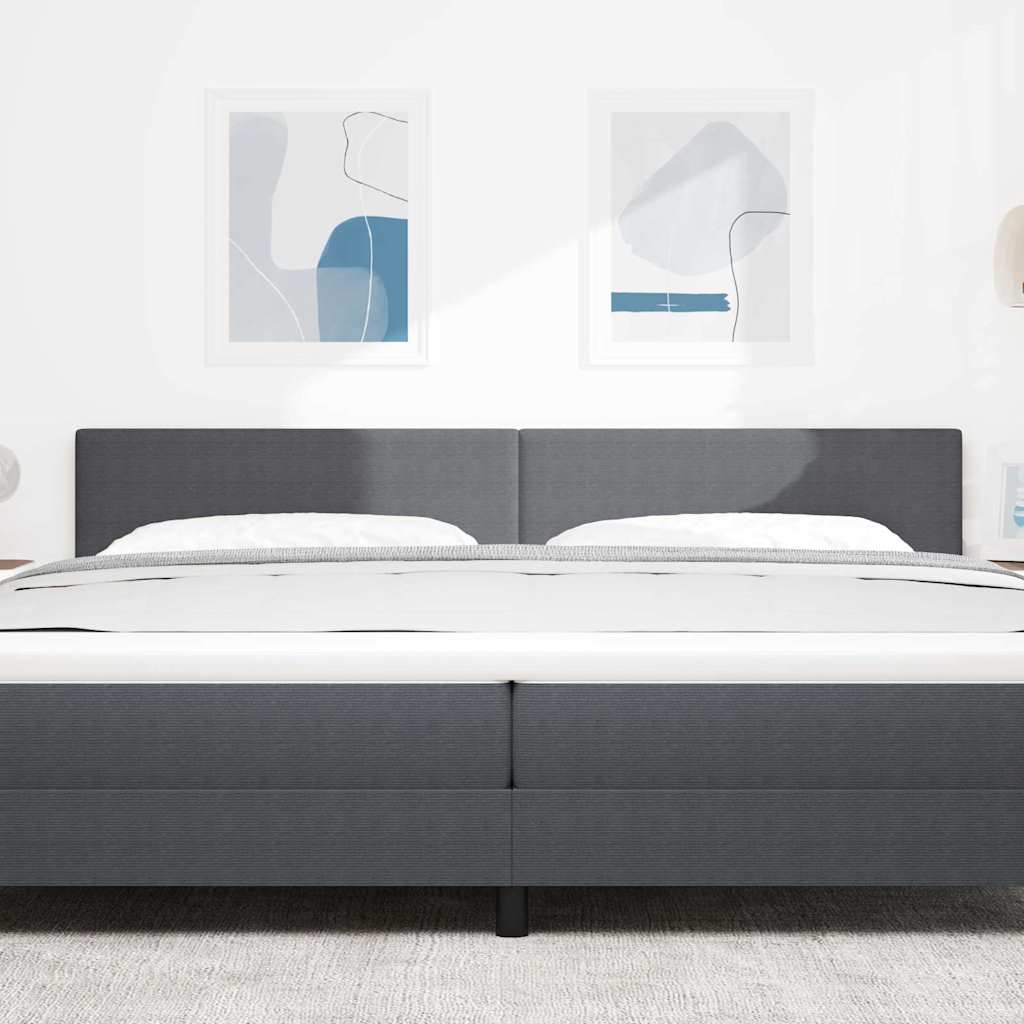 Uzglavlje Tamno siva 200 cm Kordura tekstil