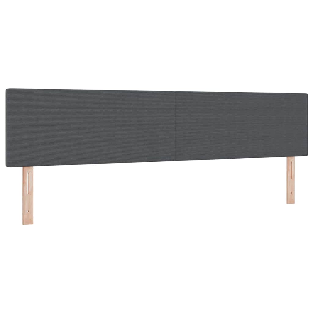 Uzglavlje Tamno siva 200 cm Kordura tekstil