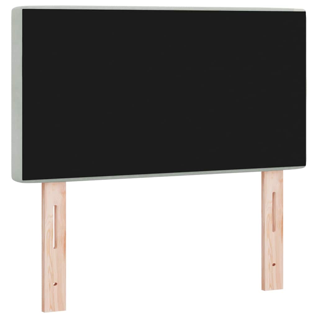 Uzglavlje Svijetlo siva 80 cm Baršun