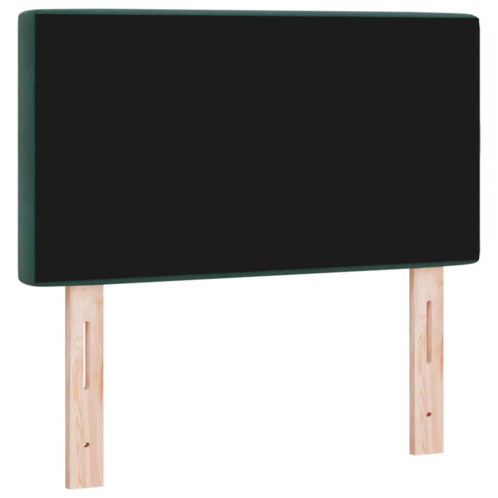 Uzglavlje Tamnozelena 80 cm Baršun