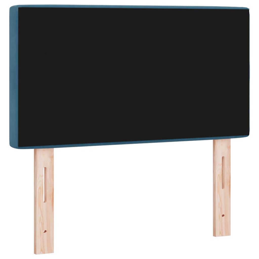 Uzglavlje Tamno plava 80 cm Baršun