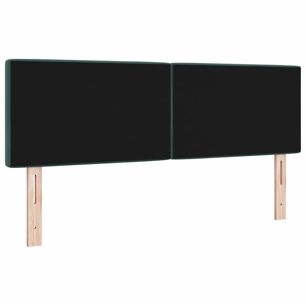 Uzglavlje Tamnozelena 144 cm Baršun