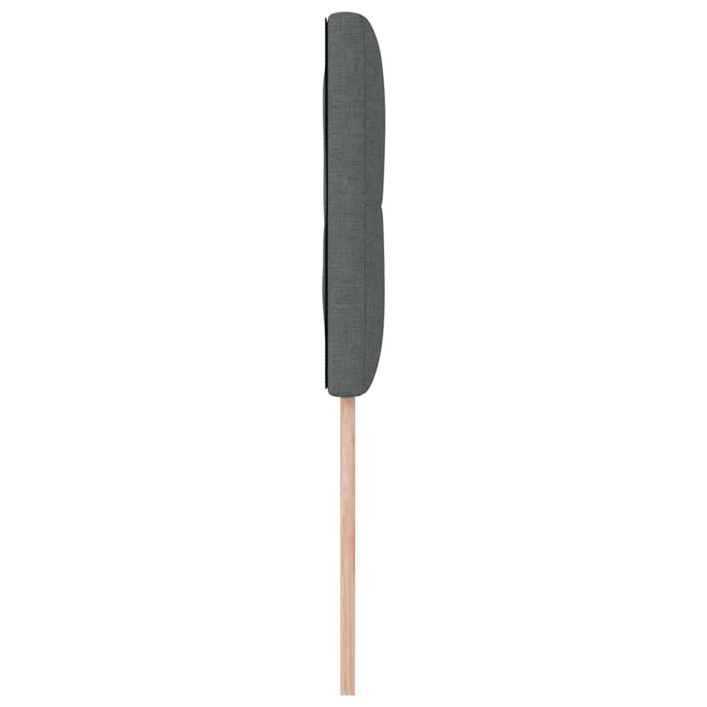 Uzglavlje podesivo po visini Tamno siva 80 cm tkanina