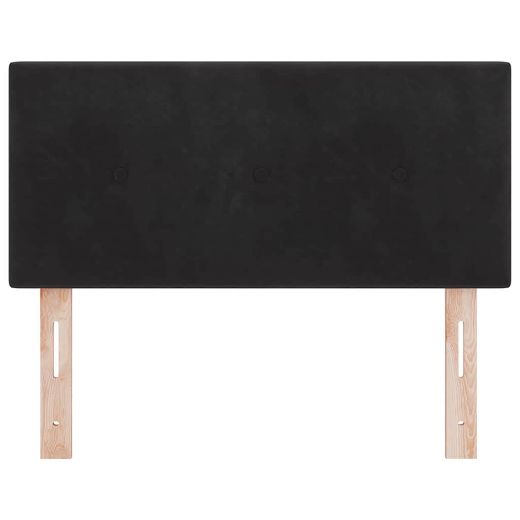 Uzglavlje Crna 80 cm Baršun