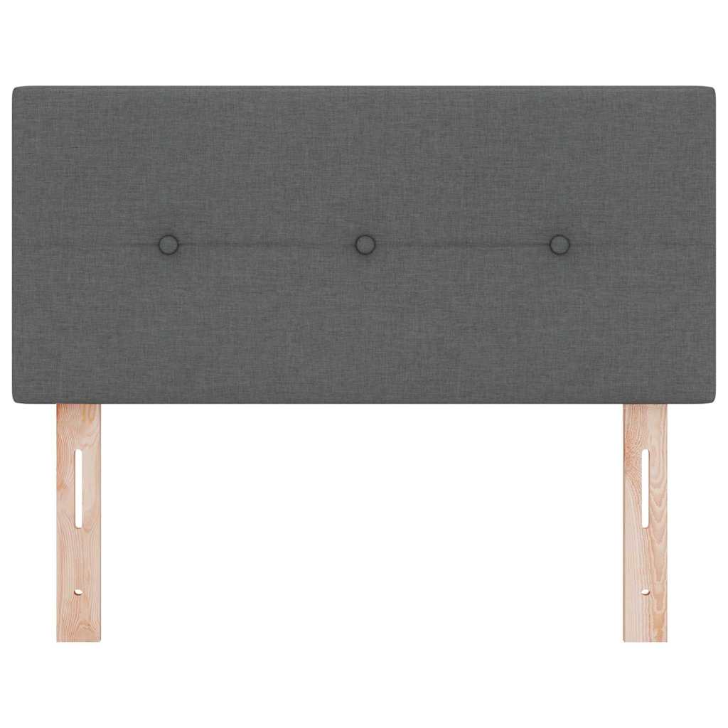 Uzglavlje podesivo po visini Tamno siva 90 cm tkanina
