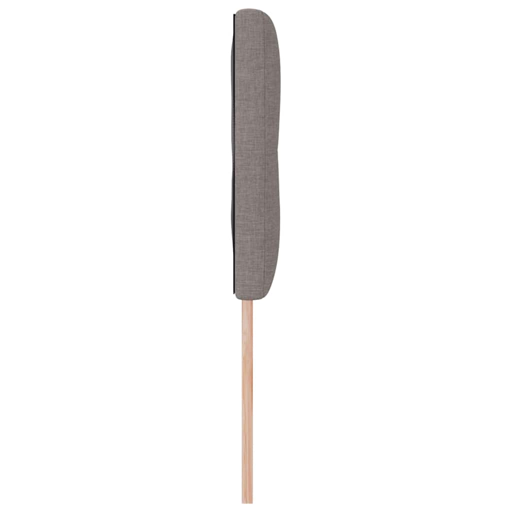 Uzglavlje podesivo po visini Sivo-smeđa 160 cm tkanina