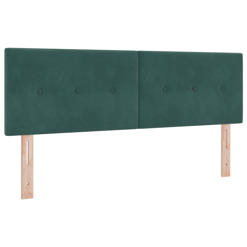 Uzglavlje Tamnozelena 160 cm Baršun