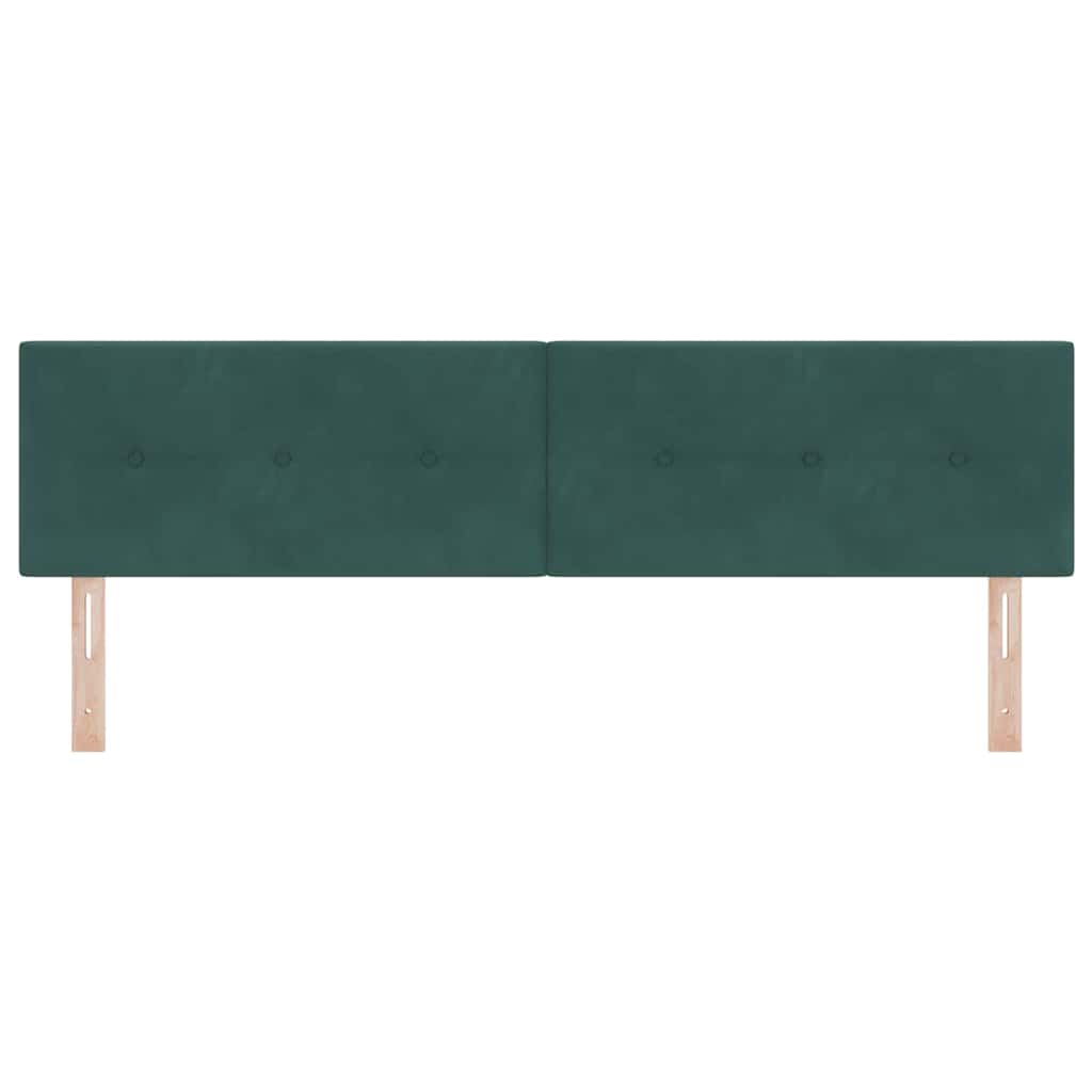 Uzglavlje Tamnozelena 180 cm Baršun