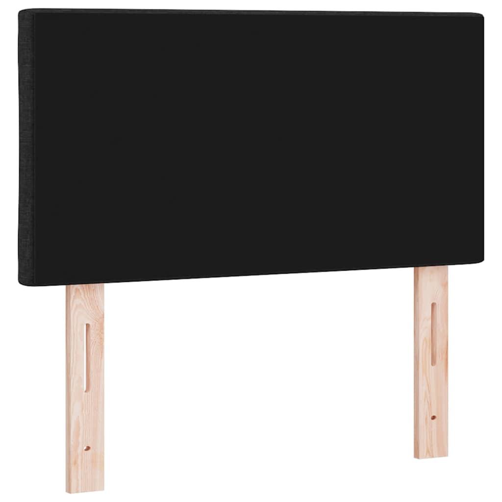 Uzglavlje Crna 80 cm tkanina