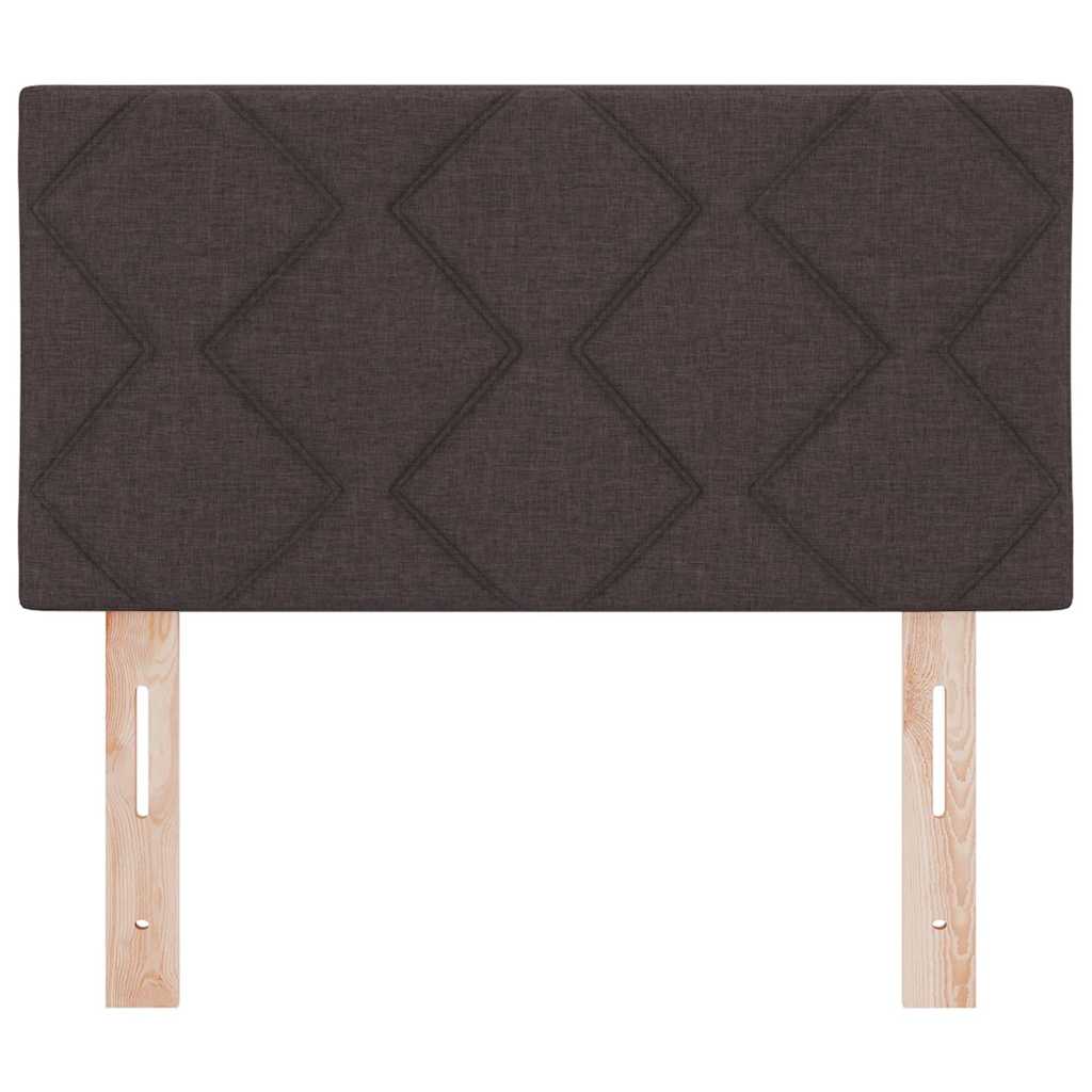 Uzglavlje Tamno smeđa 80 cm tkanina