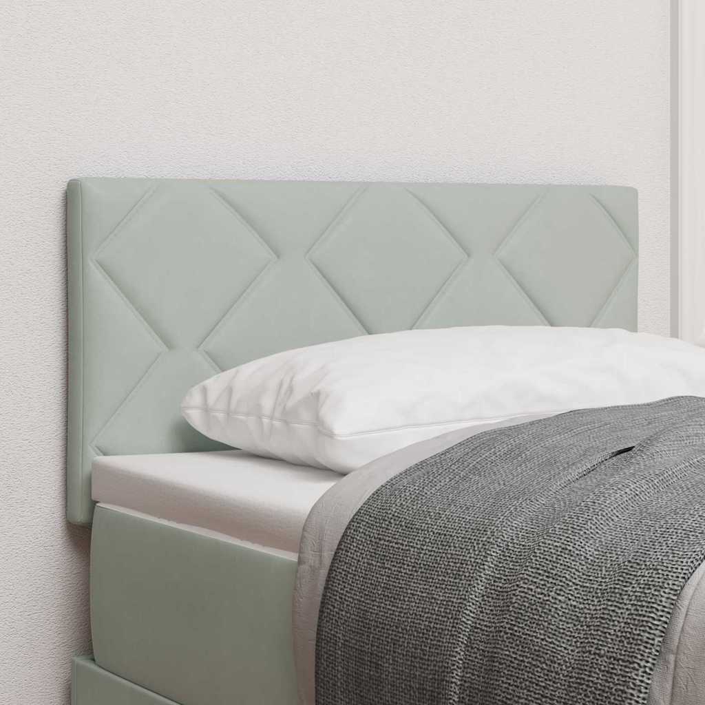 Uzglavlje Svijetlo siva 80 cm Baršun