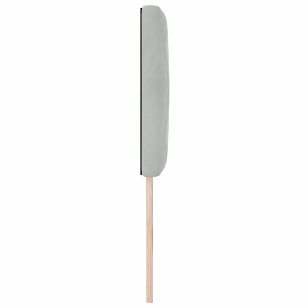Uzglavlje Svijetlo siva 80 cm Baršun