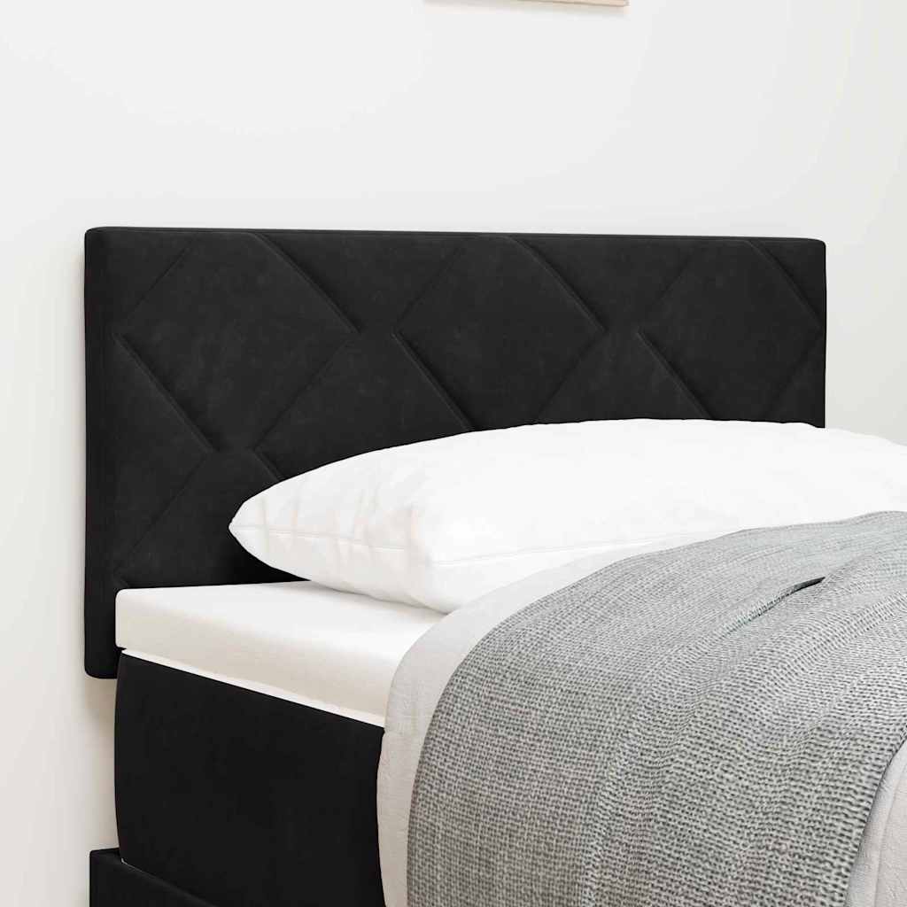 Uzglavlje Crna 80 cm Baršun