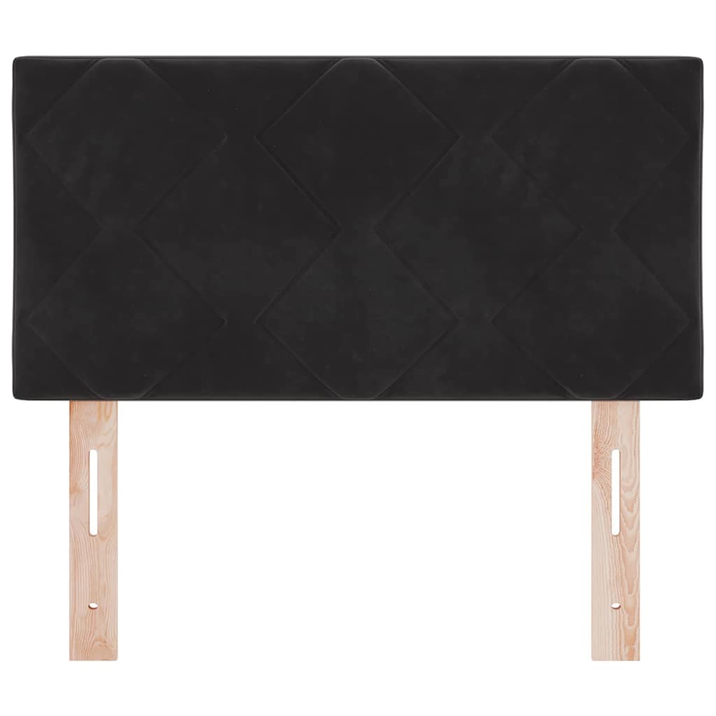 Uzglavlje Crna 80 cm Baršun