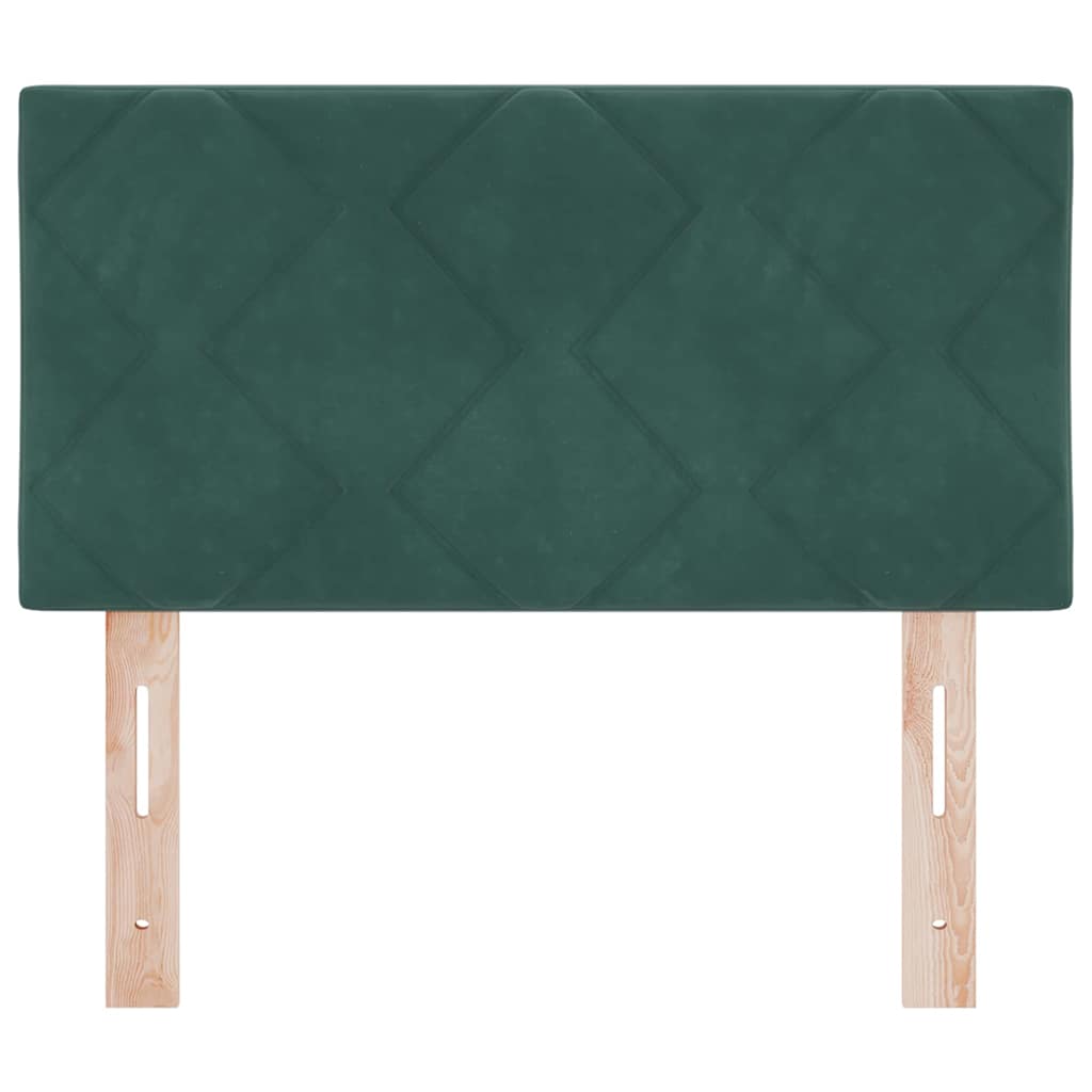 Uzglavlje Tamnozelena 80 cm Baršun