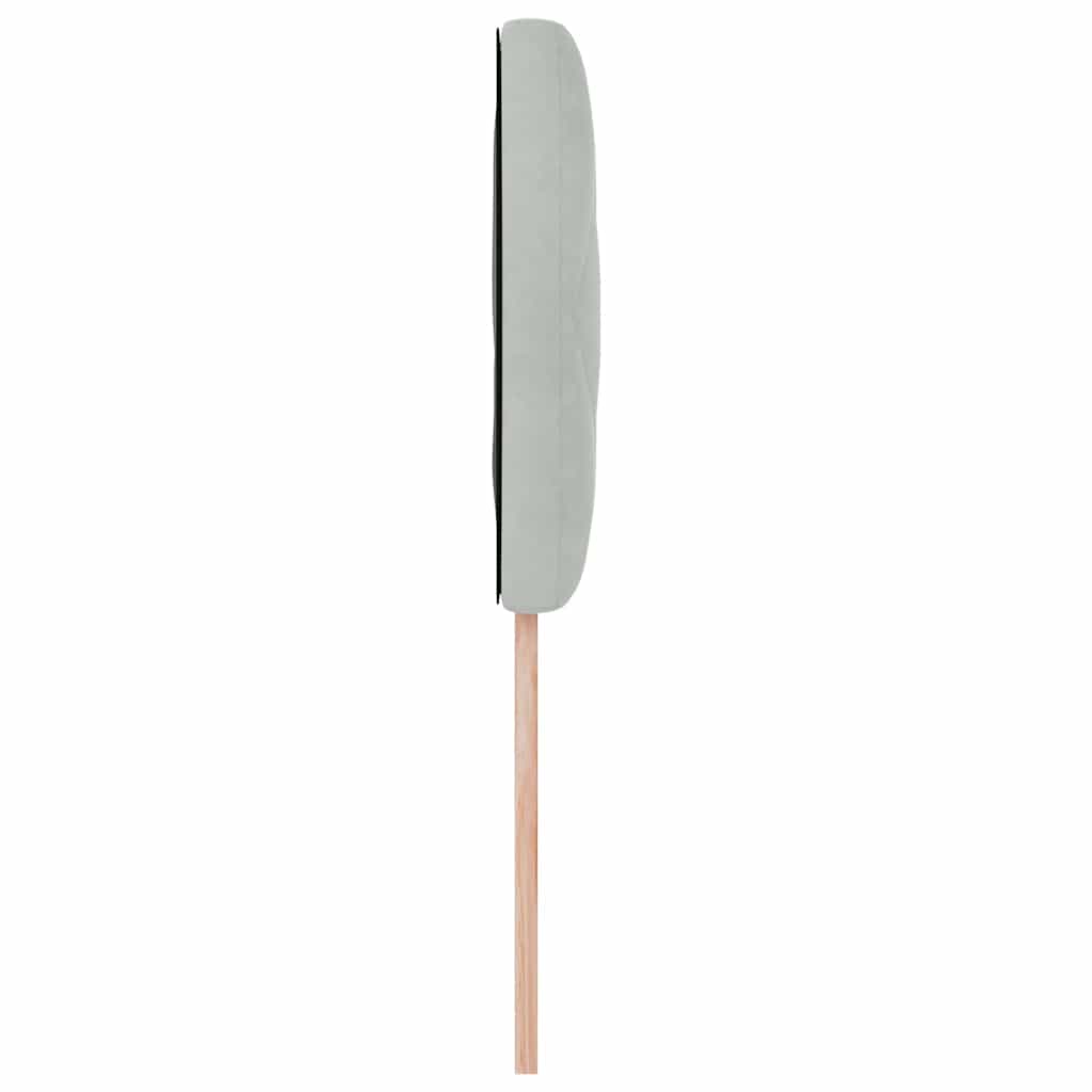 Uzglavlje Svijetlo siva 90 cm Baršun