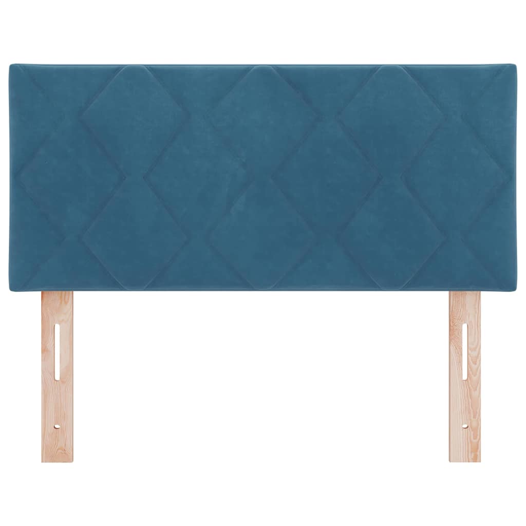 Uzglavlje Tamno plava 90 cm Baršun