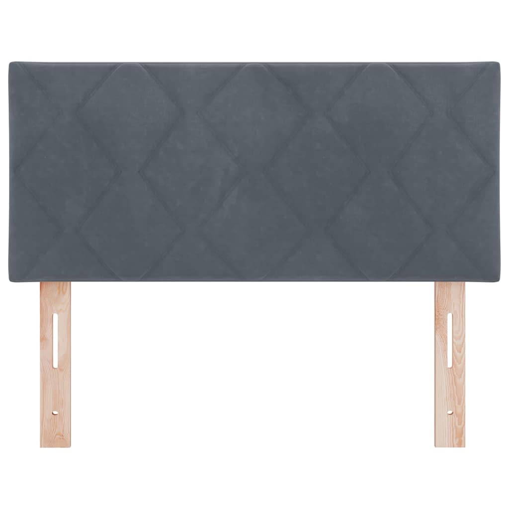Uzglavlje Tamno siva 100 cm Baršun