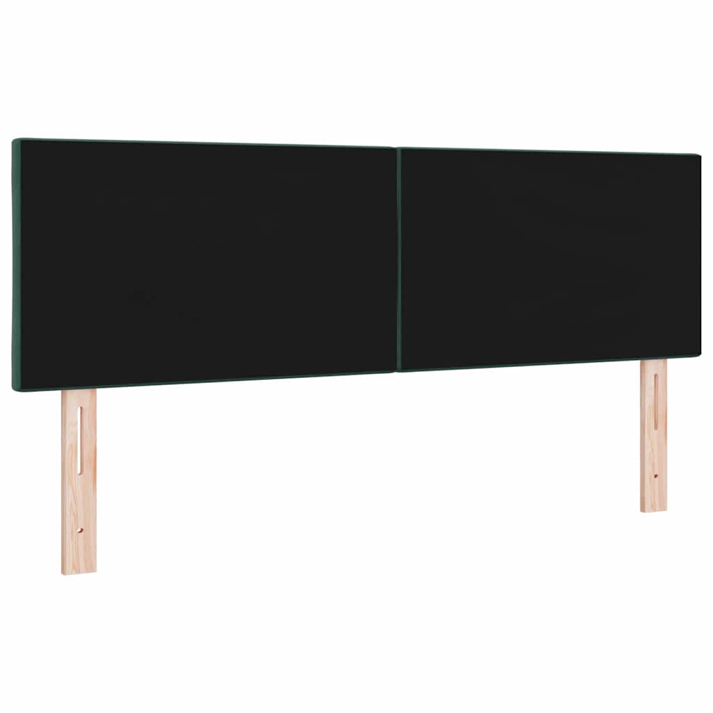 Uzglavlje Tamnozelena 144 cm Baršun