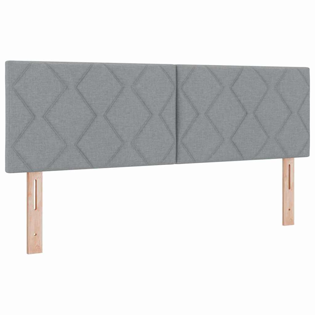 Uzglavlje Svijetlo siva 160 cm tkanina