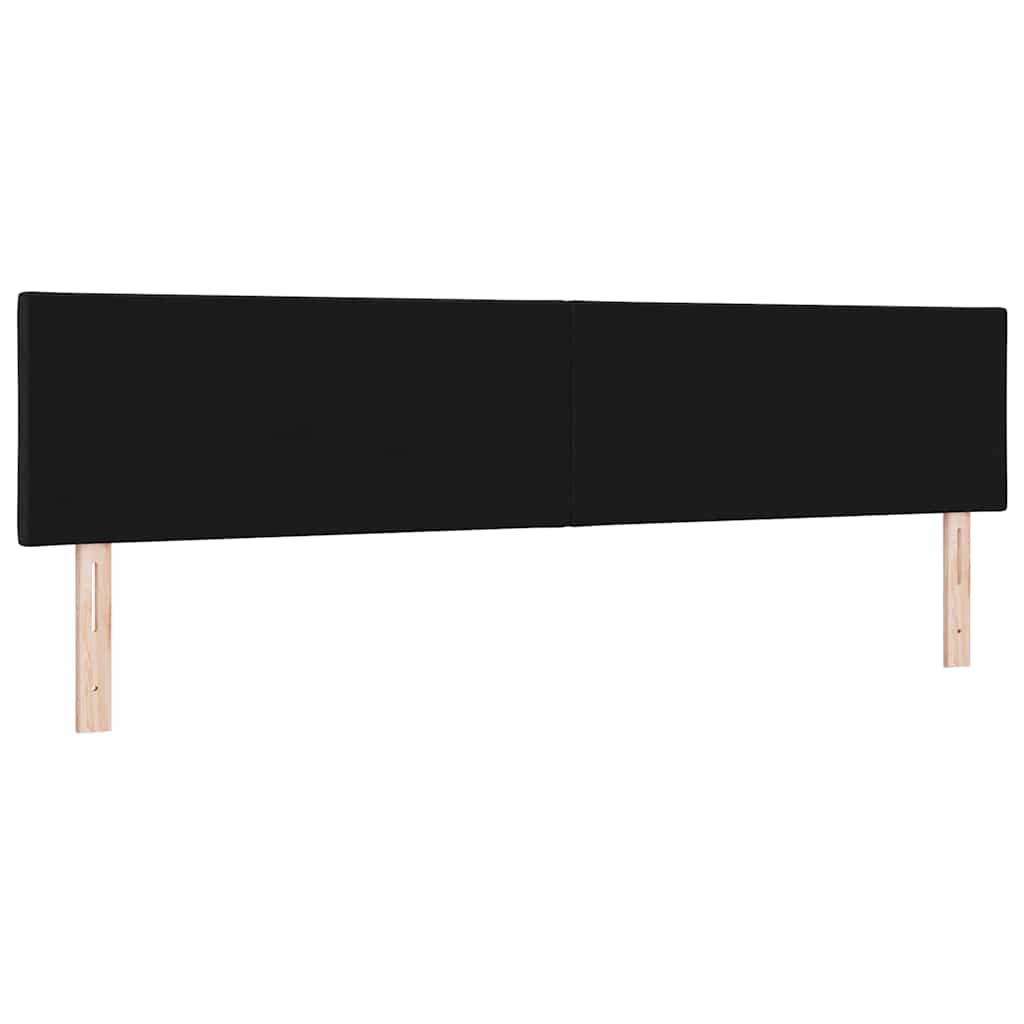 Uzglavlje Crna 200 cm tkanina