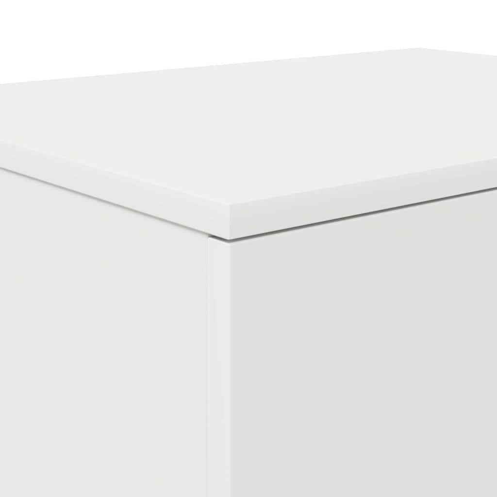 Ormarić za pohranu 2 pcs Bijelo 127 x 41 x 40 cm
