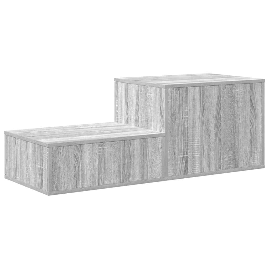 Ormarić za pohranu 2 pcs Siva Sonoma 127 x 41 x 40 cm