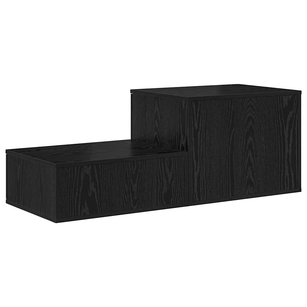 Ormarić za pohranu 2 pcs Crni hrast 108 x 41 x 40 cm