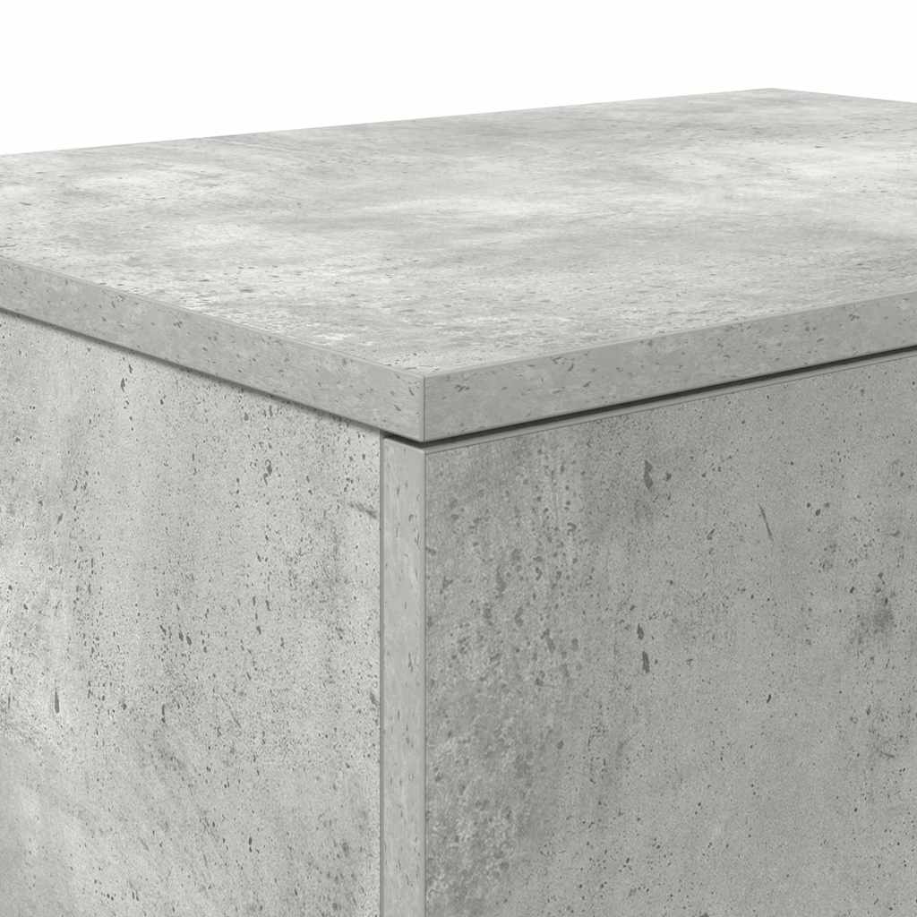Ormarić za pohranu 2 pcs Betonski sivi 108 x 41 x 40 cm