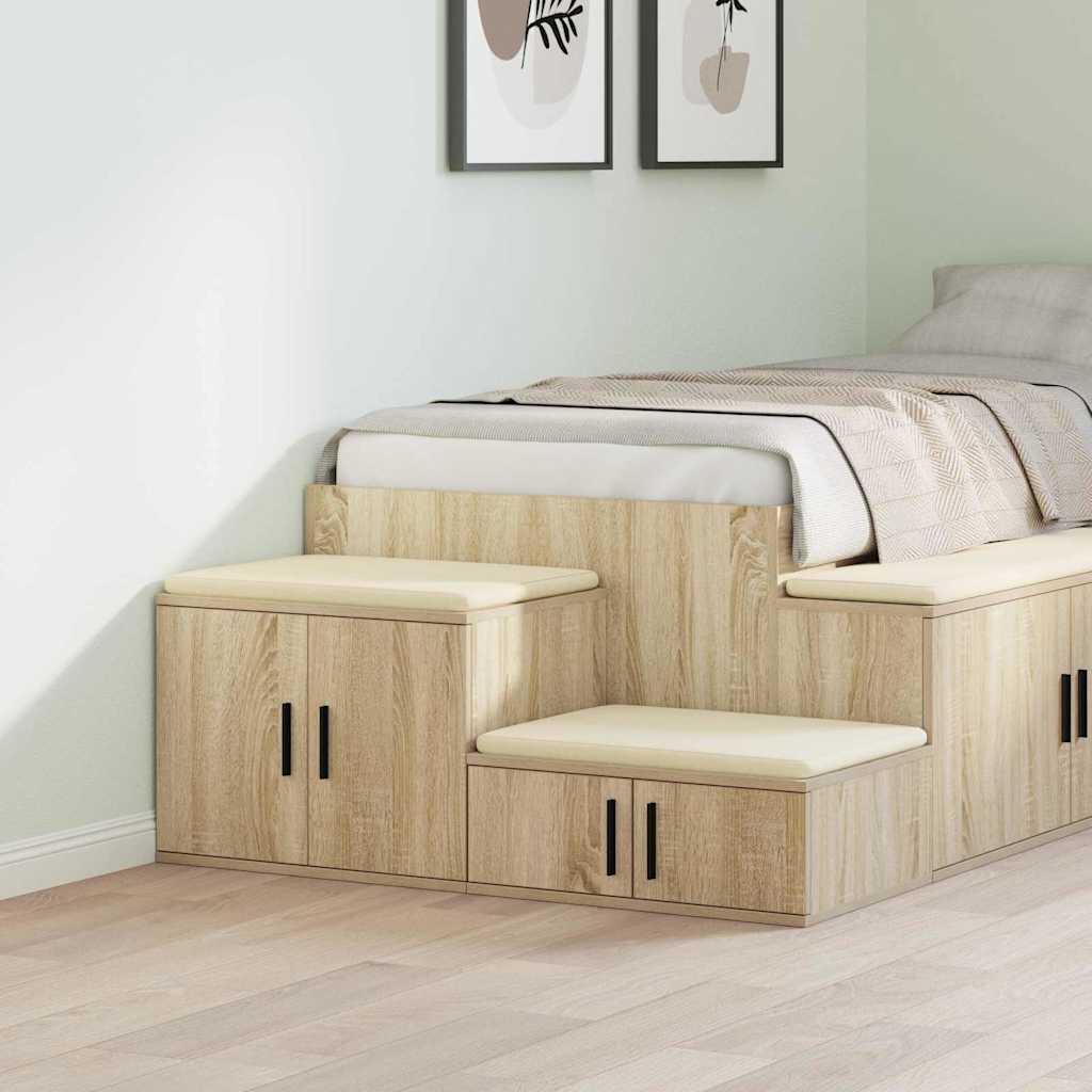 Ormarić za pohranu 2 pcs Sonoma hrast 103 x 41 x 40 cm