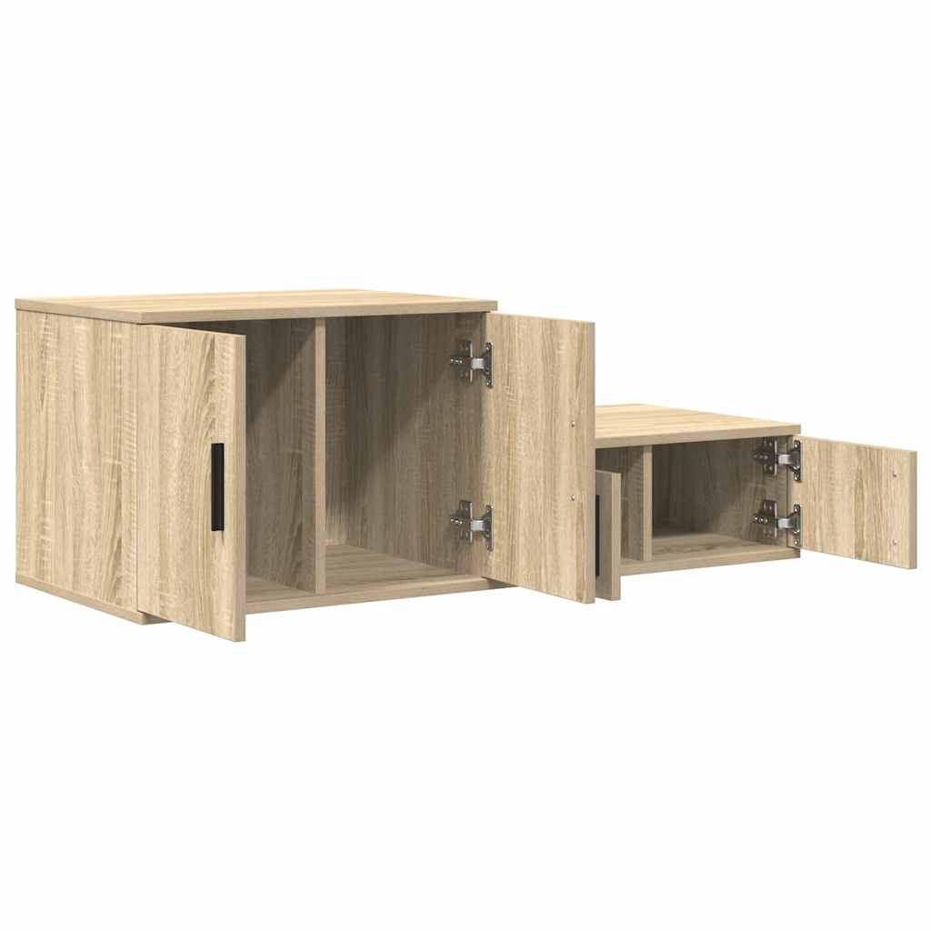 Ormarić za pohranu 2 pcs Sonoma hrast 103 x 41 x 40 cm