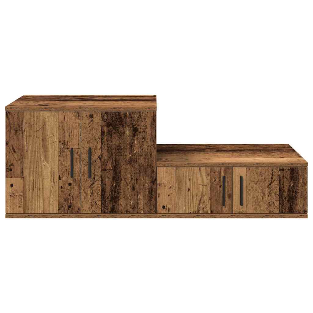 Ormarić za pohranu 2 pcs Staro drvo 103 x 41 x 40 cm