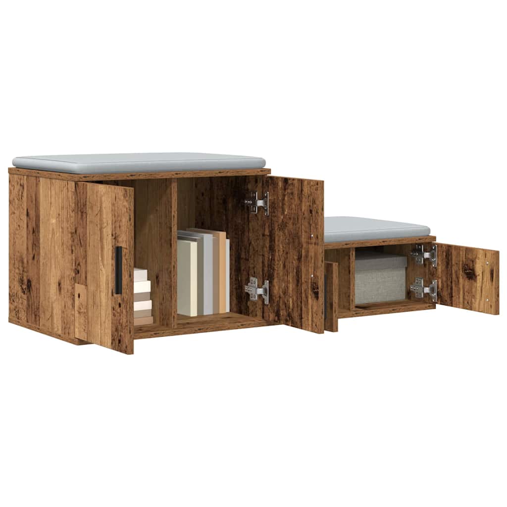 Ormarić za pohranu 2 pcs Staro drvo 103 x 41 x 40 cm