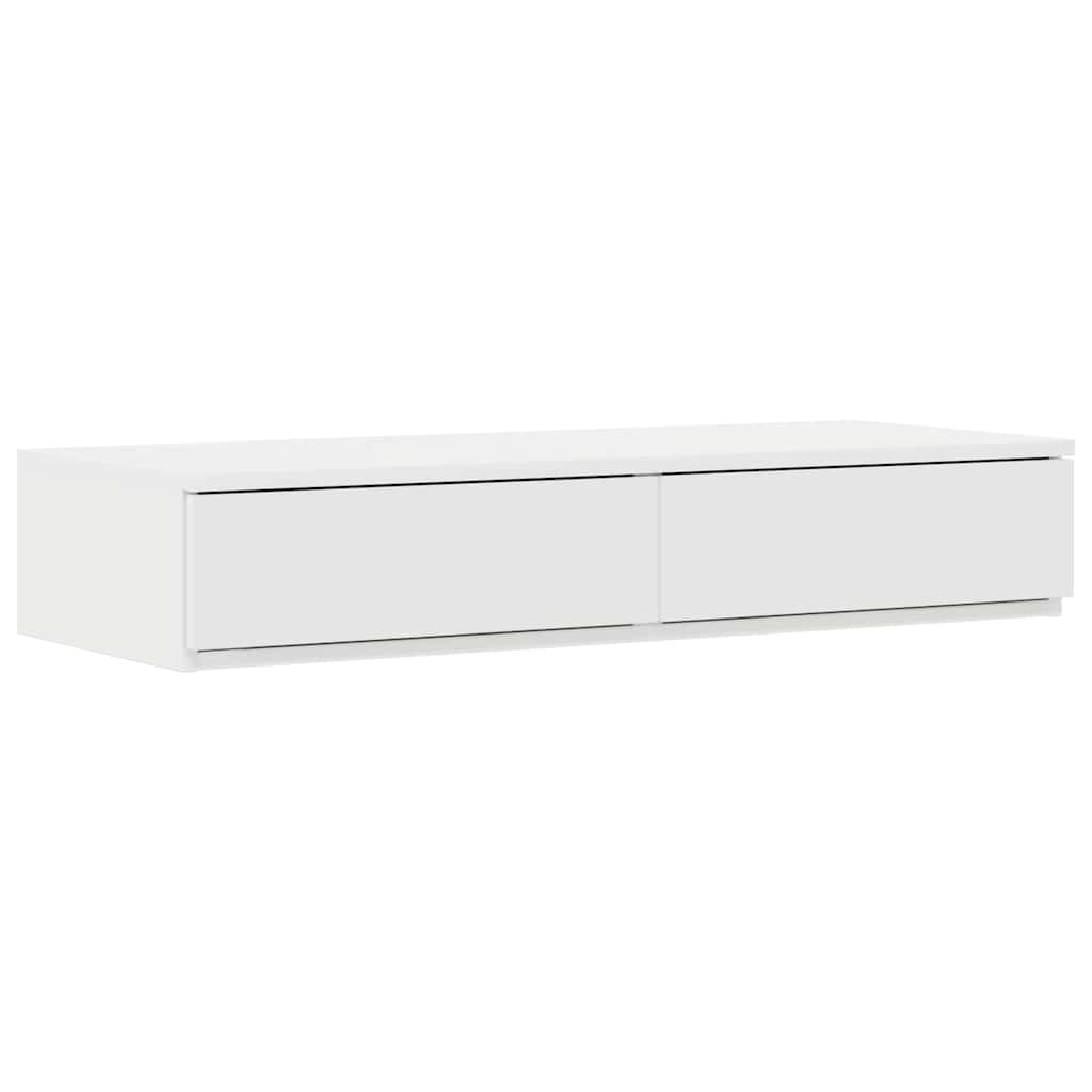 Ladice za krevet Bijelo 100 x 36,5 x 16,5 cm Konstruirano drvo
