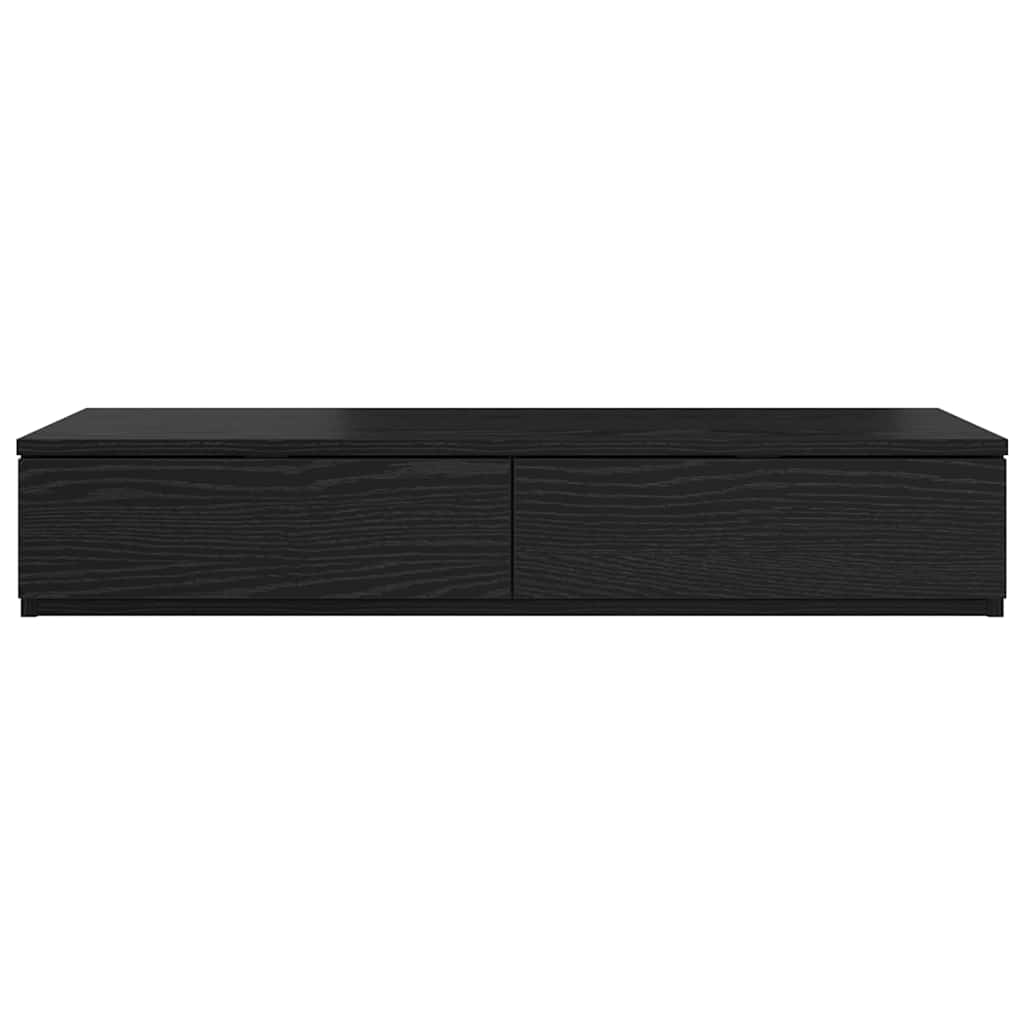 Ladice za krevet s ladicama Crni hrast 100 x 36,5 x 16,5 cm