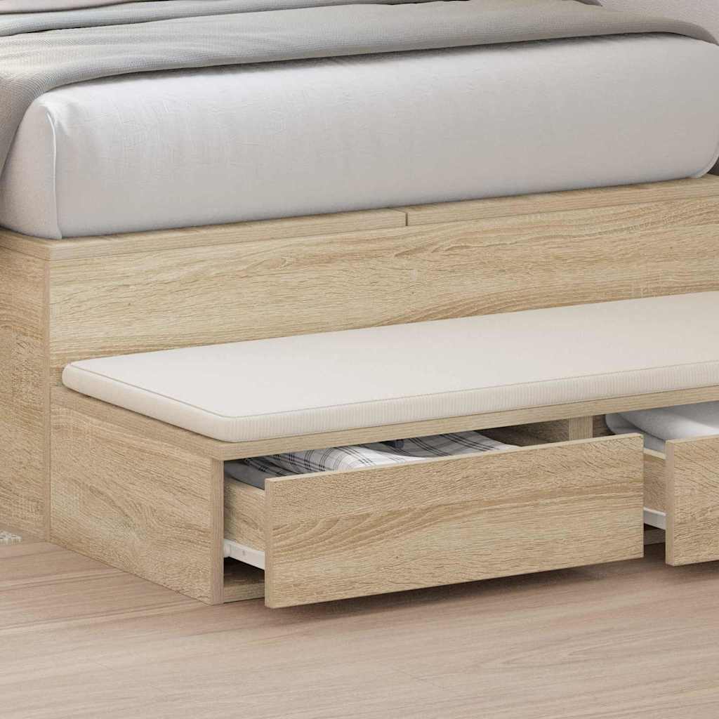 Ladice za krevet s ladicama Sonoma hrast 100 x 36,5 x 16,5 cm